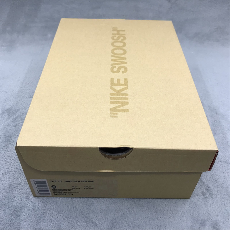 Authentic OFF-WHITE x Nike Blazer Mid Black